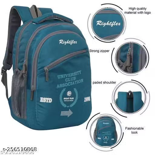 Rigth Flex College Bags,School bag,Casual Waterproof Laptop Bag,Backpack for Men,Office School College Teens & Students Girls & Boys School / Office / Fashionable Women & men Backpacks Waterproof 19 x 13 inch Combo Pack of 2
