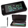 Writing pad pencil boc for kids 2 in 1 lcd tab and pencil boc inside new trending item for girls and boys