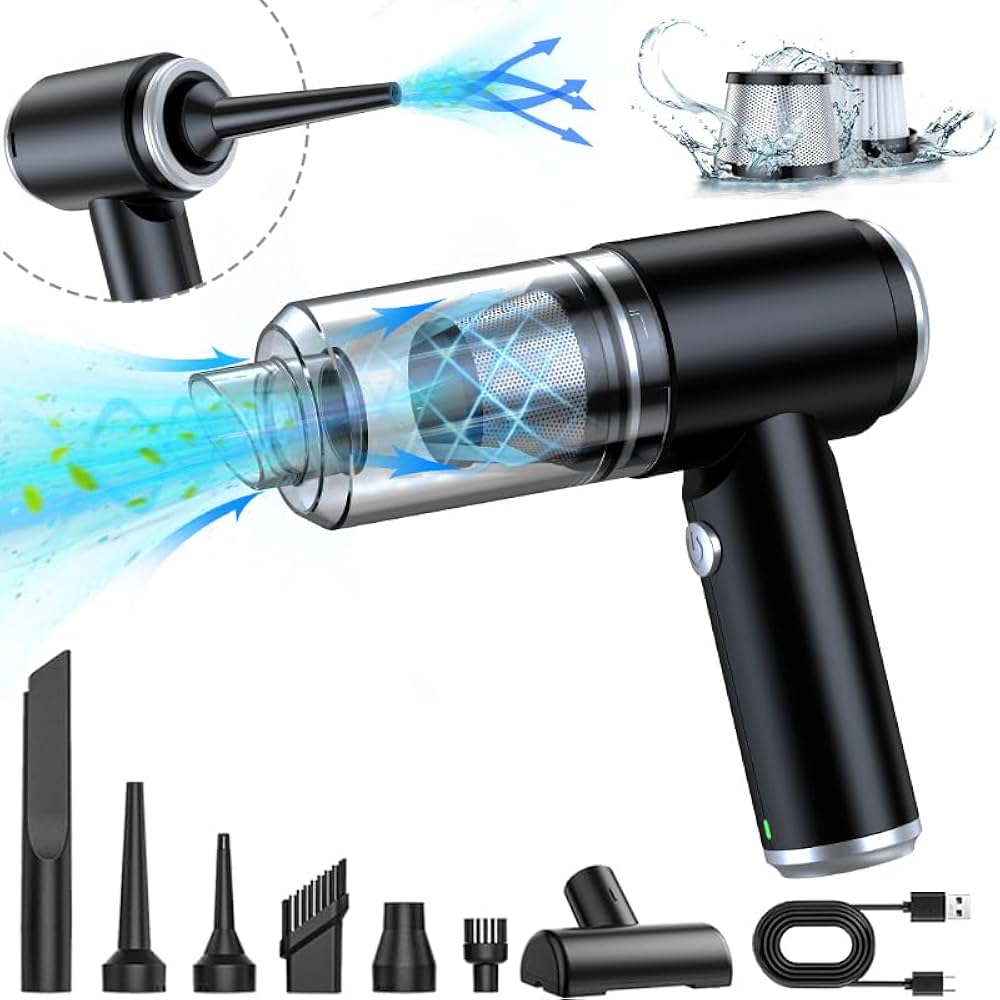 High Powerr Car Vacuum Cleaner | Portable Handheld Vacuum |USB Rechargeable