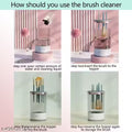 Electric Makeup Brush Cleaner, Makeup Brush Cleaner Machine with Brush Clean Mat, Automatic Cosmetic Brush Cleaner Makeup Brush Tools for All Size Beauty Makeup Brushes Set