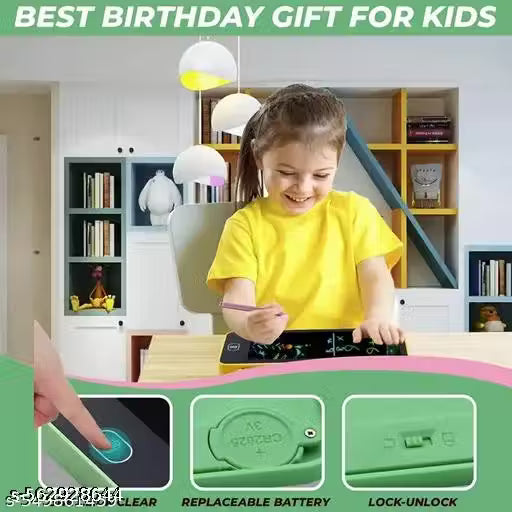 Writing pad pencil boc for kids 2 in 1 lcd tab and pencil boc inside new trending item for girls and boys