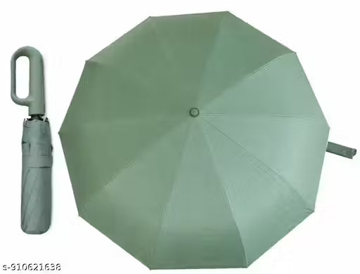 Premium Automatic Folding Umbrella for Men & Women | 105 cm Large Canopy | Windproof 10 Ribs | UV & Rain Protection | Lightweight 470g | Travel Friendly Compact Umbrella