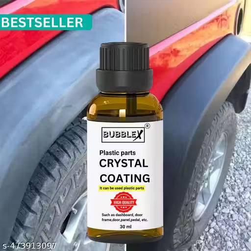 Bubblex crystal coating liquid for plastic parts for car and bike 30 ml