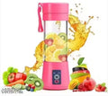 Portable USB Rechargeable Mini Juicer Blender Bottle for Smoothies & Juicer Maker – 6 Blade Electric Mixer Grinder Travel Bott