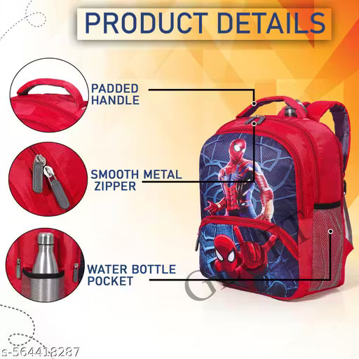 Unisex Kid's 22L Cartoon School Bag | Backpack for Kids | Casual Backpack School Bag For Age Group (3-9Years)
