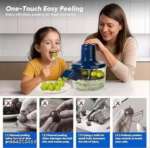Electric fruit peeler , Automatic fruit skin remover , Electric peeler for grapes , High speed automatic peeler , Kitchen gadgets new useful