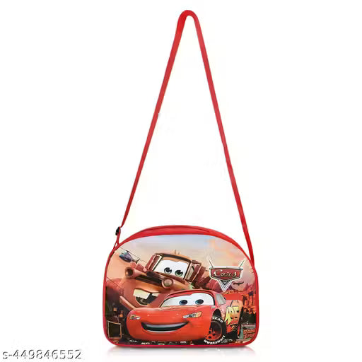 Stylbase Leakproof Hot and Cold Unisex Car Kids Lunch Bag Cartoon Printed Waterproof tiffin bag for Boys And Girls School Travel Picnic LKG 1st 2nd class Ages 5-7 Years 6.6 inches
