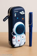 3D Cover Eva Space Astronaut Theme Pencil Case Large Capacity Pencil Pouch Bag Organizer for Students Kids Stylish Pen Holder Pouch Stationery Box ,Pencil case for boys ,space pouch, pencil box for boys, Space theme pouch