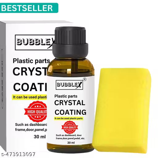 Bubblex crystal coating liquid for plastic parts for car and bike 30 ml