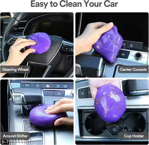 ALPHA Multipurpose Cleaning Gel for Car & Home | Dust Remover Slime for AC Vent, Laptop & Keyboard (160gm