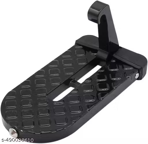 Car Door Step for Easy Roof Access -Multi-Foldable Aluminum Alloy Car Step Hook for Most Cars, SUVs, Trucks - with Glass Breaker