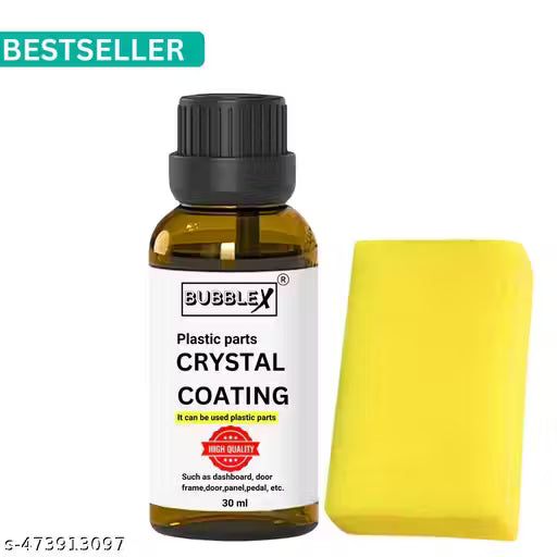 Bubblex crystal coating liquid for plastic parts for car and bike 30 ml