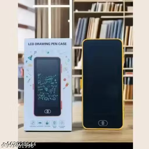 Writing pad pencil boc for kids 2 in 1 lcd tab and pencil boc inside new trending item for girls and boys