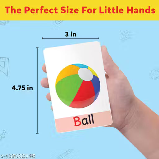 Little Berry All in One Flash Cards Book for Kids Toys | 72 Double-sided Flashcards for Kids 1 to 6 Years | Learning Toy for Kids, Boys & Girls | Educational Toy with 120+ Pictures for Children