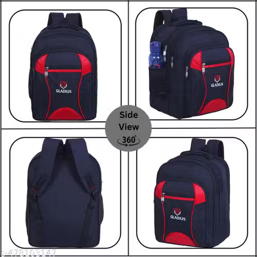 45L Stylish Waterproof Navy Blue school Bag for boys and girls of class 4th-10th