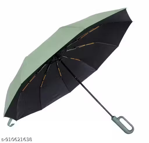 Premium Automatic Folding Umbrella for Men & Women | 105 cm Large Canopy | Windproof 10 Ribs | UV & Rain Protection | Lightweight 470g | Travel Friendly Compact Umbrella
