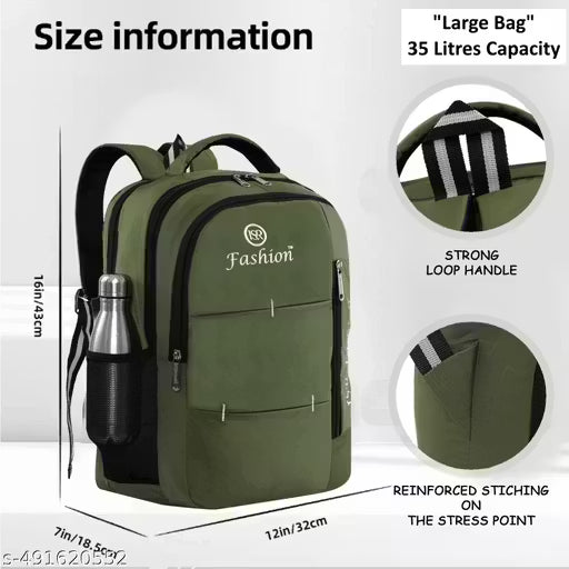 35L Casual Waterproof Laptop Bag/Backpack for Men Women Boys Girls/Office School College Teens & Students