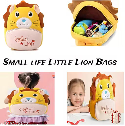 Tiny Roar Lion Plush Backpack – Soft Bag for Kids 2-5 Years