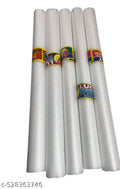 White Synthetic Notebook Cover Rolls – Pack of 5 Rolls (4m Each) | notebook cover roll | synthetic book cover roll | white book cover roll | waterproof notebook cover |