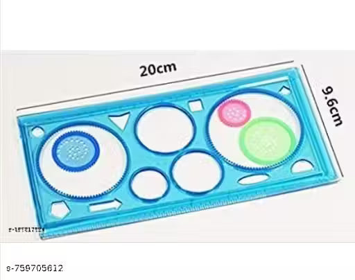 4pcs cristel clear quality DESIGN RULER Spirograph - Geometric Ruler Drafting Tools Stationery for Students Drawing Set Learning Art Sets Creative Gift for Children DIY PROJECT