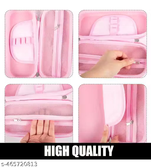 3D Unicorn Cover Large Capacity Pencil Case Compass with Compartments, School Supply Organizer for Students, Stationery Box, Cosmetic Zip Pouch Bag (1 Unit)