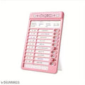 Cute Habit/Schedule Tracker Portable Self-Discipline Chores Chart Daily Checklist Board with 15 Pcs Blank Paper Sliding Morning Routine Chart Planning Boards Reminder Chart for Home School Office (1ps/Pink)
